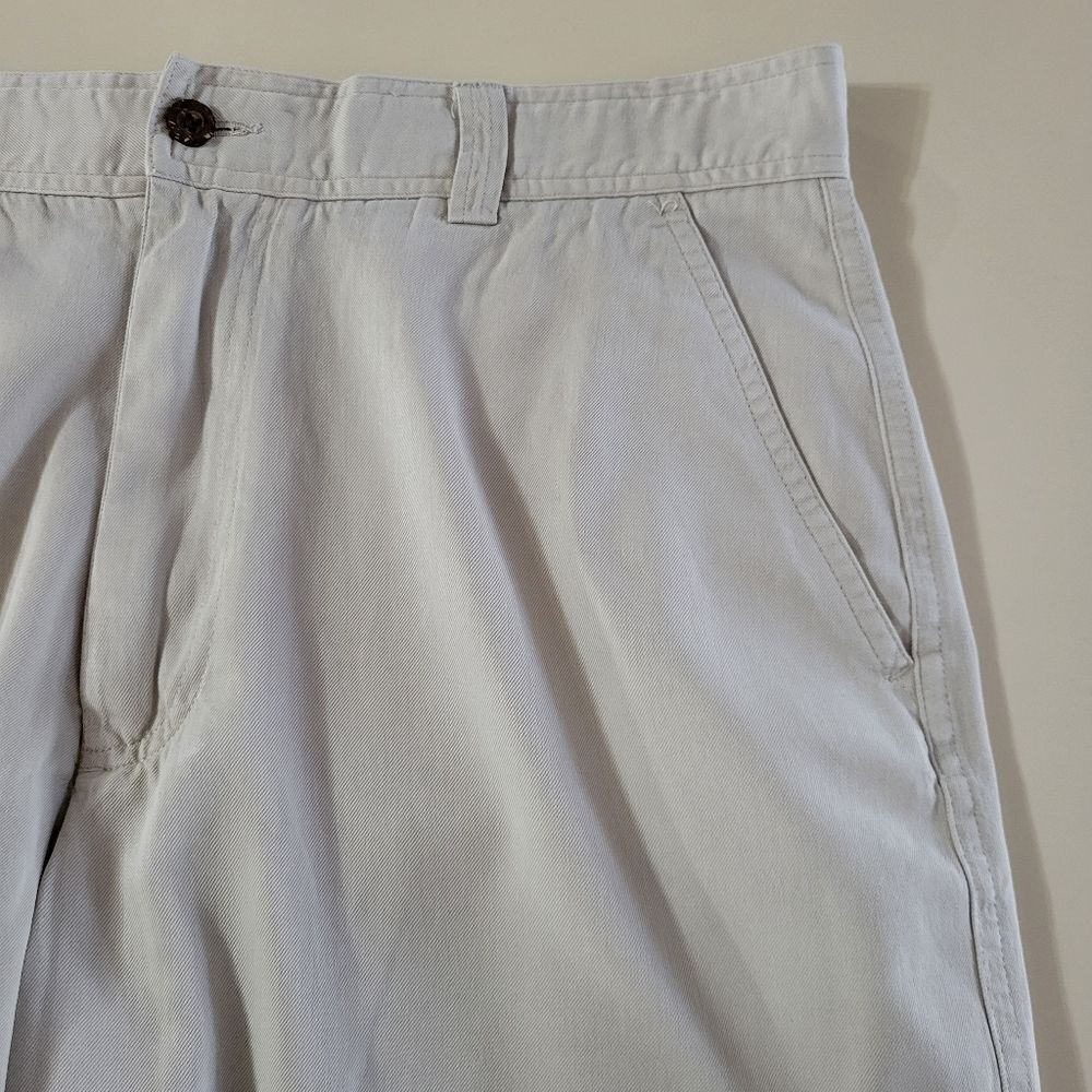 Tommy Bahama Men's Silk Cotton Light Tan Island Shores Shorts - Picture 6 of 11